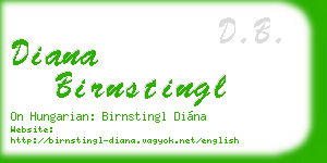 diana birnstingl business card